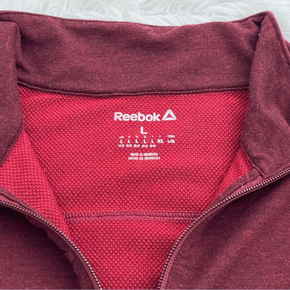 REEBOK MENS PULLOVER TOP, SIZE L, VERY GOOD CONDITION. PREOWNED - Picture 4 of 5